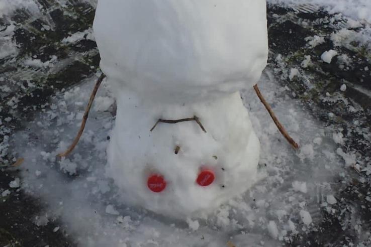 Schnee in Köln
