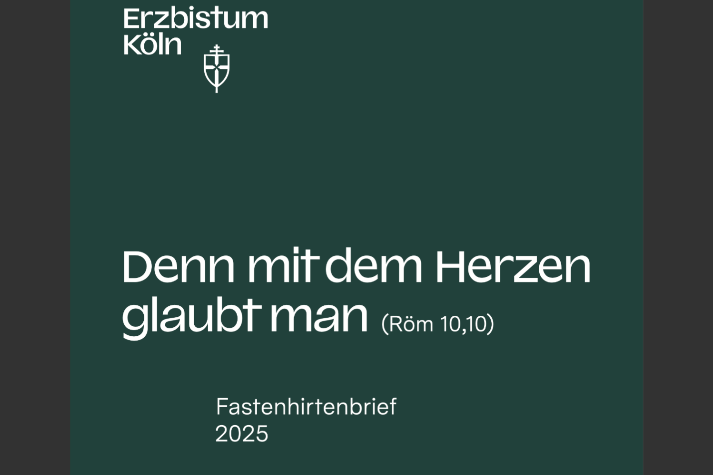 Fastenhirtenbrief 2025