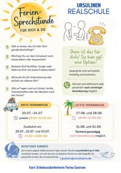 Feriensprechstunde
